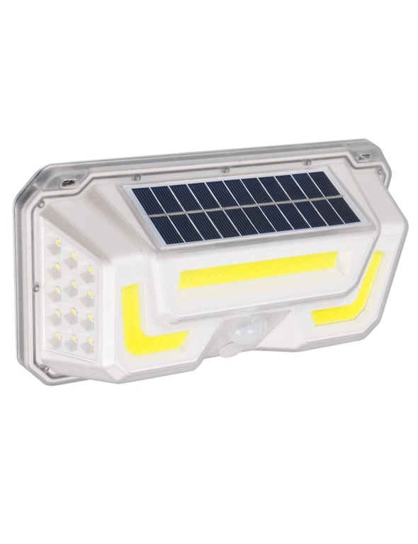 Solar Powered IP44 Super Bright Outdoor Home Motion Activated Light 600lm 23cm, hi-res image number null
