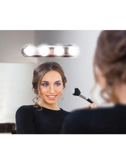 Rachel & Jen Portable LED Suction Vanity/Makeup Mirror Light/Lamp Bar 32x6.5cm
