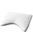 Vistara 46x71cm Sound Sleep Soft Curved Bed Pillow Cool Gel Memory Foam White, hi-res