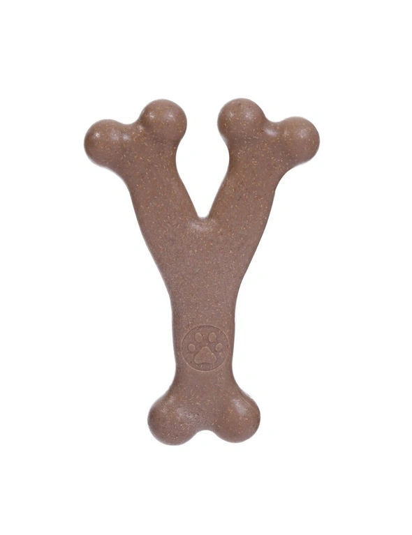 Paws & Claws BooBone Small Wishbone Chew Toy - Assorted Flavour, hi-res image number null