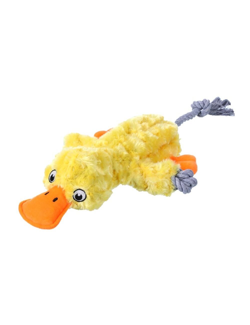 2x Paws & Claws Dog 43cm Animal Kingdom Plush Rope Interactive Duck Toy ...