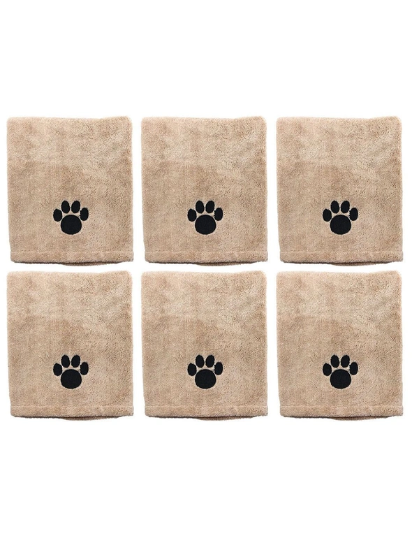PawsClaws 60x90cm Microfiber Drying Towel 6PK, hi-res image number null