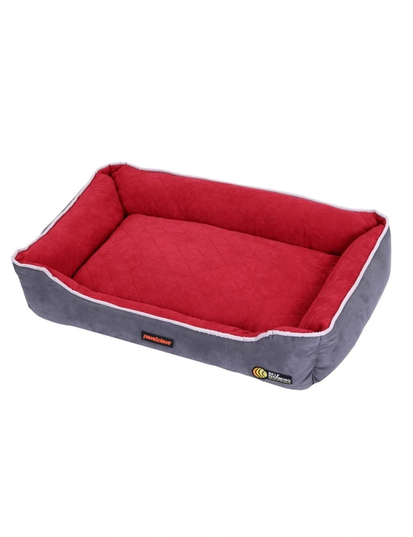 Paws and Claws Self Warming Walled Pet Bed Medium - 70X50X17Cm, hi-res image number null