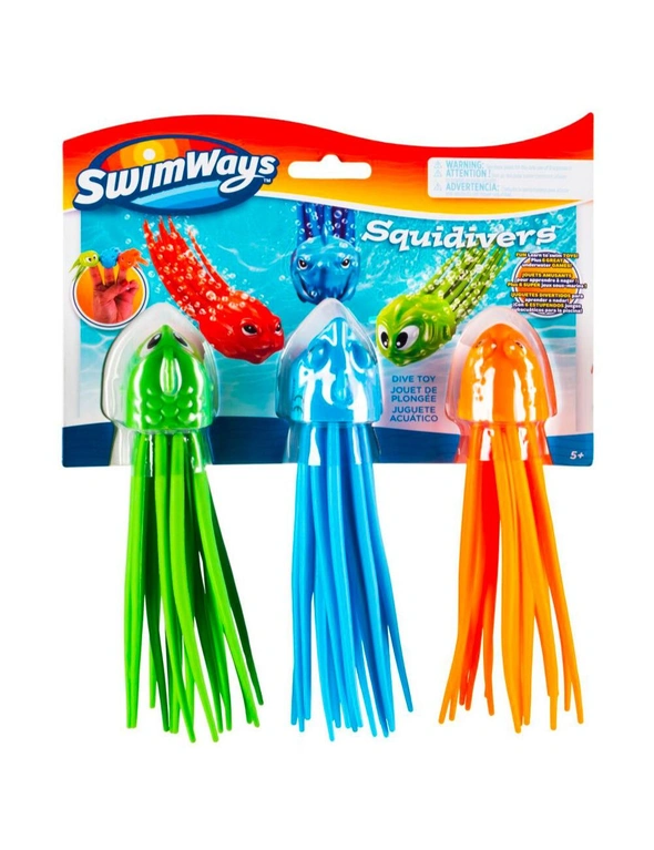 3pc Swimways Squidivers Water Toy, hi-res image number null