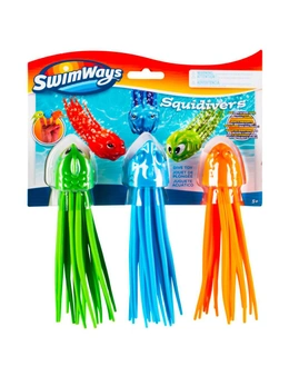 3pc Swimways Squidivers Water Toy