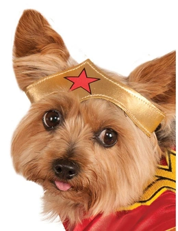 DC Comics Superhero Pet Dogs Wonder Woman Dress Up Halloween Costume Size M
