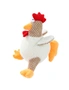 2x Paws N Claws Pet Dogs Fat Chook Soft Plush 28cm Chew Toy w/ Built-In Squeaker, hi-res