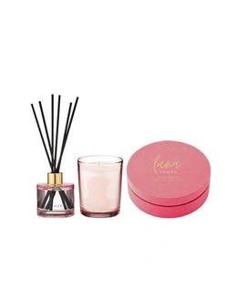 Tempa Luna Peach Orchard Candle/Reed Diffuser Scent Home Fragrance DÃ©cor Set