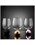 2pc Tempa Astrid 445ml Glasses Cocktail/Wine Water Drinkware Cup Matte Black, hi-res
