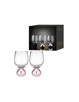 2pc Tempa Astrid 445ml Wine Glass Water/Cocktail Drinking Glassware Cup Rose