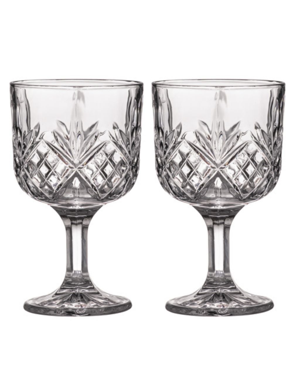 Crystal store gin glasses