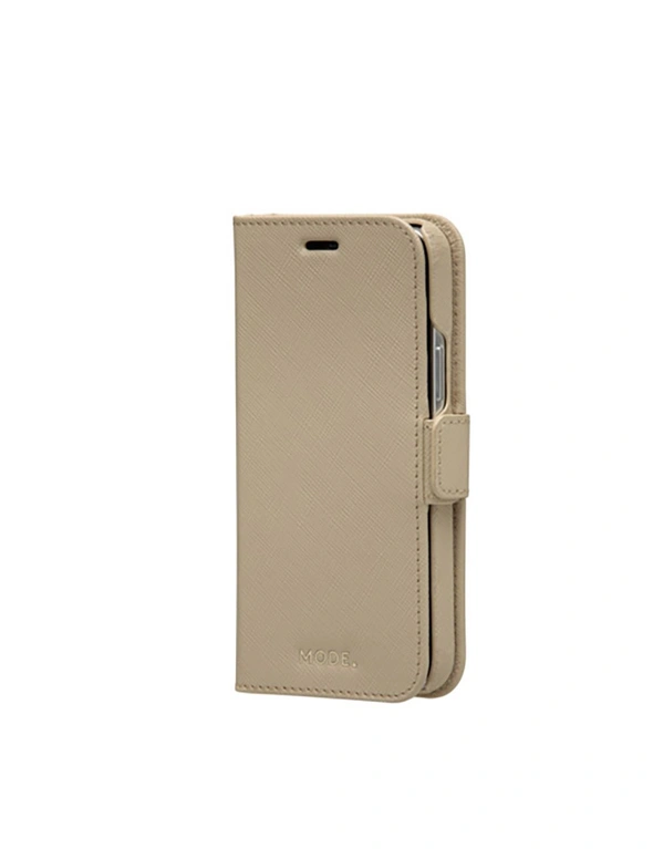 Dbramante iPhone 12/12 Pro New York Leather Wallet Case - Sahara Sand, hi-res image number null