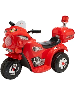 Indoor/Outdoor Red 3 Wheel Electric Ride On Motorcycle Motor Trike Kids/Toddler