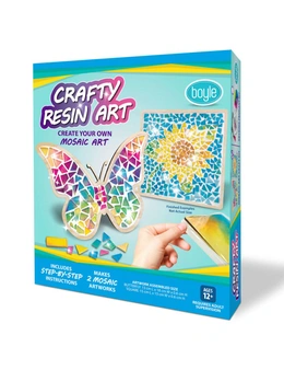 Boyle Crafty Resin 13x18cm Mosaic Art Project Kit Kids 12y+ Activity DIY Craft