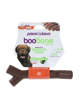 3x Paws & Claws BooBone Branch Chew Toy - Aussie BBQ/Peanut Butter/Roast Chicken