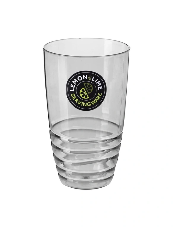 6x Lemon & Lime Wave Deco 700ml Tumbler Water/Juice Drink Party/Picnic Cup Asst, hi-res image number null