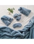 J. Elliot Holly Faux Fur Womens Ultra Soft Slip-On House Slippers M-L/EU 40 Blue, hi-res