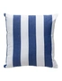 J. Elliot Outdoor Stripe Cotton Cushion 50cm Home Lounge Decorative Pillow Blue, hi-res