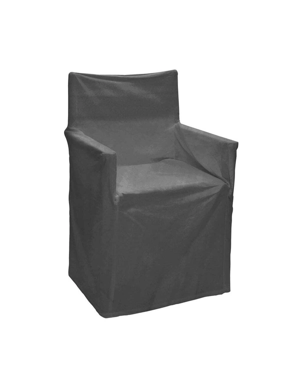 J.Elliot Outdoor Solid 54x12.7cm Cotton Director Chair Cover/Protector Charcoal, hi-res image number null