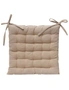 J.Elliot Outdoor Solid Chair Pad 40x40cm Taupe, hi-res