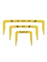 3pc SKLZ 4/8/12" Size Golf Accuracy Training Putt Path Marking Gate Stand YLW, hi-res