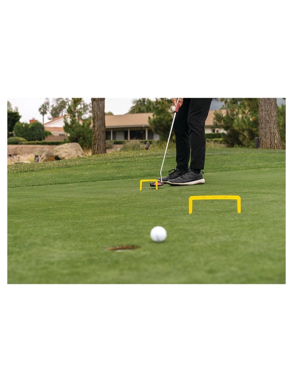 3pc SKLZ 4/8/12" Size Golf Accuracy Training Putt Path Marking Gate Stand YLW, hi-res image number null