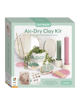 Craft Maker Air-Dry Clay Classic Art/Craft Activity Kit Pottery Project