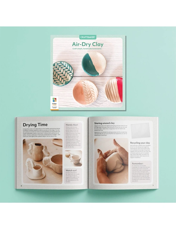 Craft Maker Air-Dry Clay Classic Art/Craft Activity Kit Pottery Project, hi-res image number null