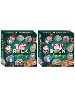 2x Craft Maker Jingle Bell Rock Painting Craft Activity Kit DIY Hobby Project