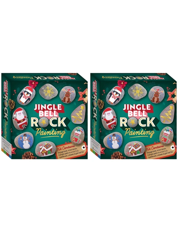 2x Craft Maker Jingle Bell Rock Painting Craft Activity Kit DIY Hobby Project, hi-res image number null