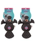 2x Paws & Claws Doggy Ears Ultrasonic 33cm Beaver Plush Squeaker Dog Toy CHC, hi-res