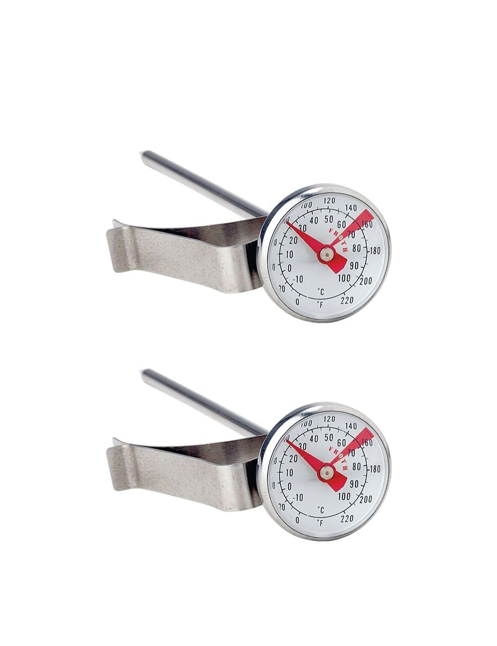 Milk Frothing Thermometer  150mm Probe 28mm Dial – Aitkens