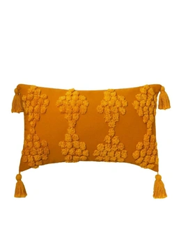 J. Elliot Hamilton Rectangular Cotton Cushion 55cm Home Decor Pillow Mustard