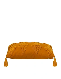 J. Elliot Hamilton Rectangular Cotton Cushion 55cm Home Decor Pillow Mustard