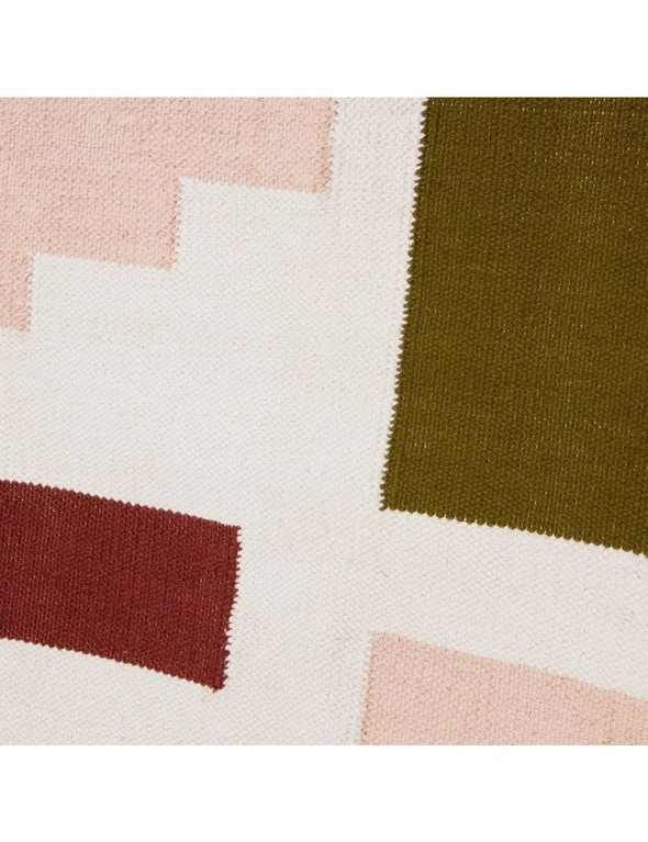 J. Elliot Rylie 60x90cm Cotton Rug Home Room/Bedroom Floor Mat Carpet Pink Multi, hi-res image number null
