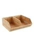 Box Sweden 2-Section 34.5cm Bamboo Wood Modular Storage Cube Pantry Organiser, hi-res