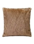 J.Elliot Home Brown Fox Faux Fur 50x50cm Cushion Pillow Square Sofa Decor Brown, hi-res