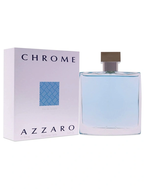 Azzaro Chrome Men's Cologne/Perfume 100ml EDT Eau De Toilette Fragrance Spray, hi-res image number null