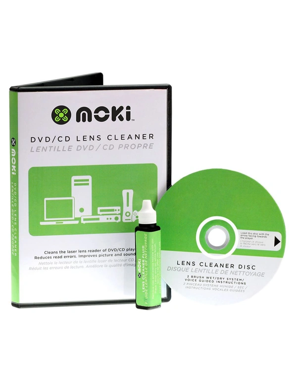 Moki DVD/CD Game Lens Cleaner Kit 2PK, hi-res image number null