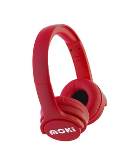 Moki Brites Bluetooth Headphones Red