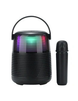 Moki Starmaker Wireless Bluetooth Karaoke Combo w/Microphone & LED Speaker Set