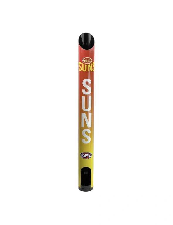 AFL Gold Coast Suns Can Stubby Holder Dispenser Storage Wall Mountable 92x9cm, hi-res image number null