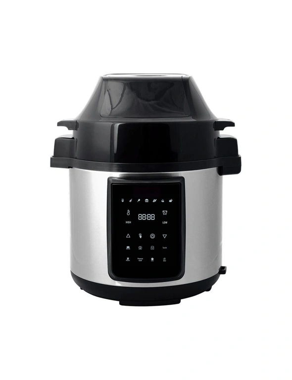 Healthy Choice 6L Pressure Cooker - Silver, hi-res image number null