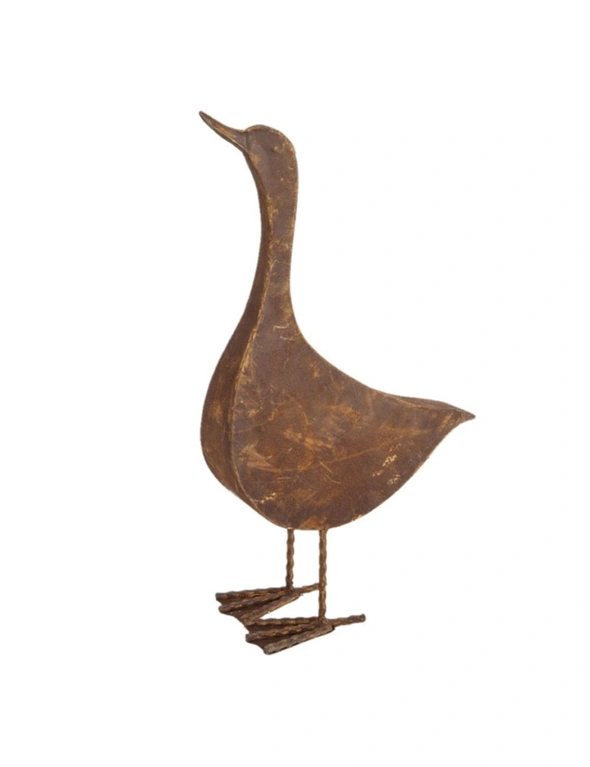 Sculpture 52cm Metal Duck Rusty Ornament Outdoor/Home Garden/Yard Decor Large, hi-res image number null