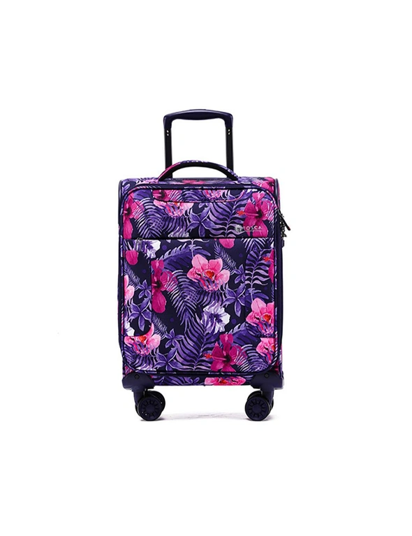 Tosca So-Lite 3.0 20" Cabin Trolley Luggage Holiday/Travel Suitcase - Flower, hi-res image number null