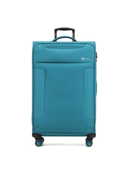 Tosca So-Lite 3.0 29" Checked Trolley Luggage Holiday/Travel Suitcase - Teal