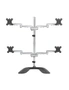 Star Tech Quad-Monitor Stand - For up to 32" VESA Mount Monitors, hi-res