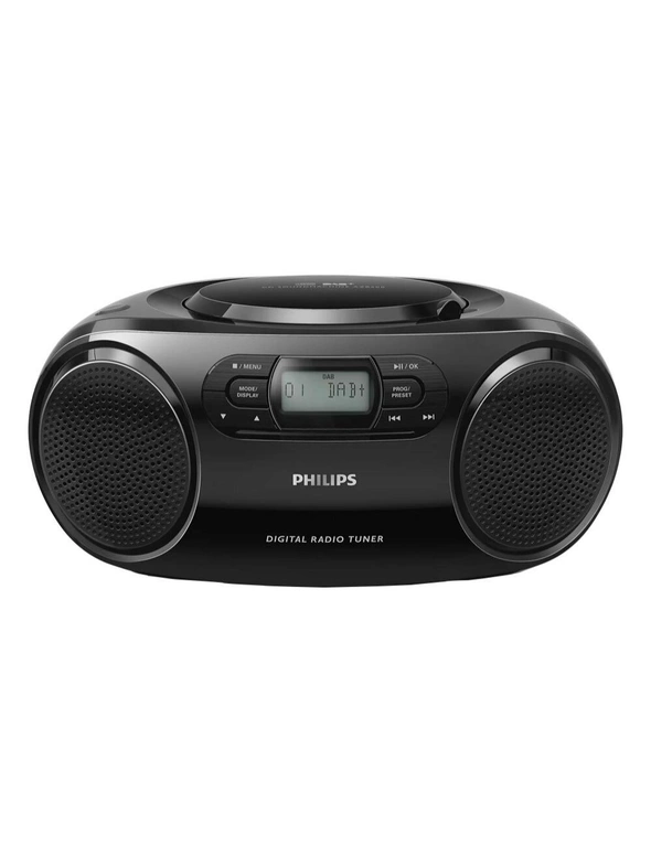 Philips Soundmachine BoomBox CD/FM/DAB Radio Portable Music Player/Stereo Black, hi-res image number null