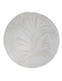 4PK Placemat Printed Leaf Ivory/White, hi-res