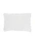 Bambury Hydra Queen/King Bed Cotton Coverlet Sheet Set w/ 2x Pillowcases White, hi-res